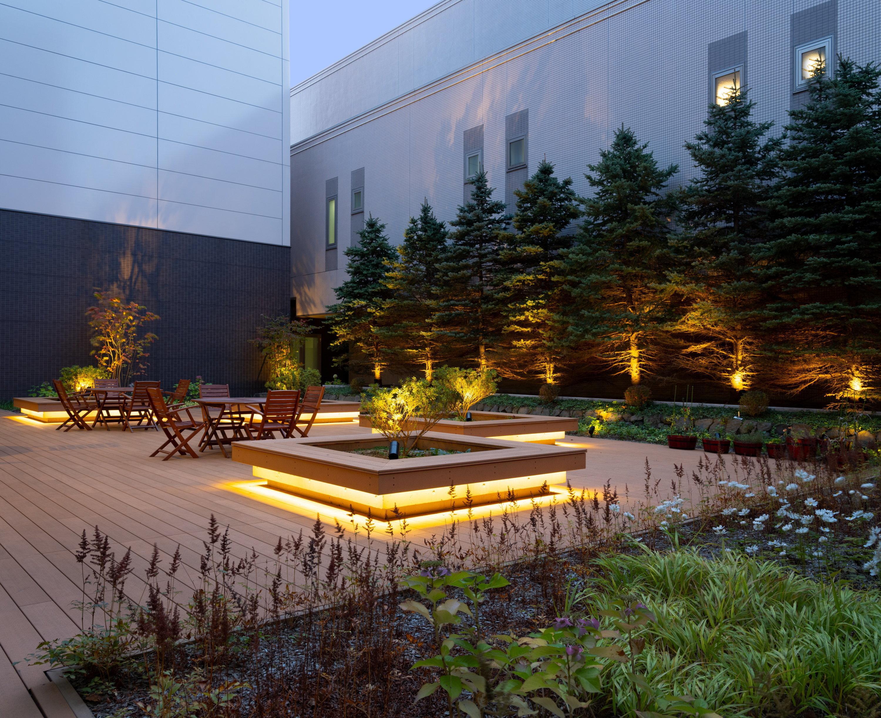 Hotel Ana Crowne Plaza Chitose By Ihg Esterno foto The rooftop garden